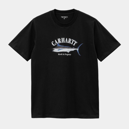 Carhartt WIP Marlin T-Shirt Black, 100% Organic Cotton Single