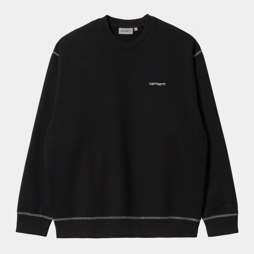 Carhartt WIP Nazka Crew Sweatshirt Black / Wax The Nazka