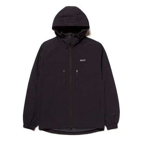 HUF Zip Standard Shell Jacket Black - Penloe