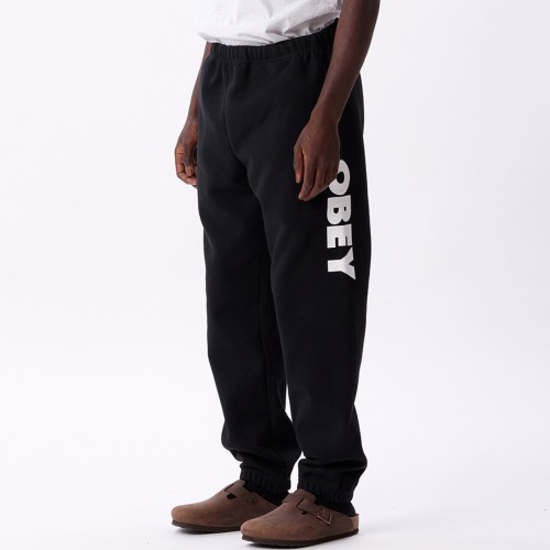 OBEY Bold Logo Sweat Pants Black - Penloe