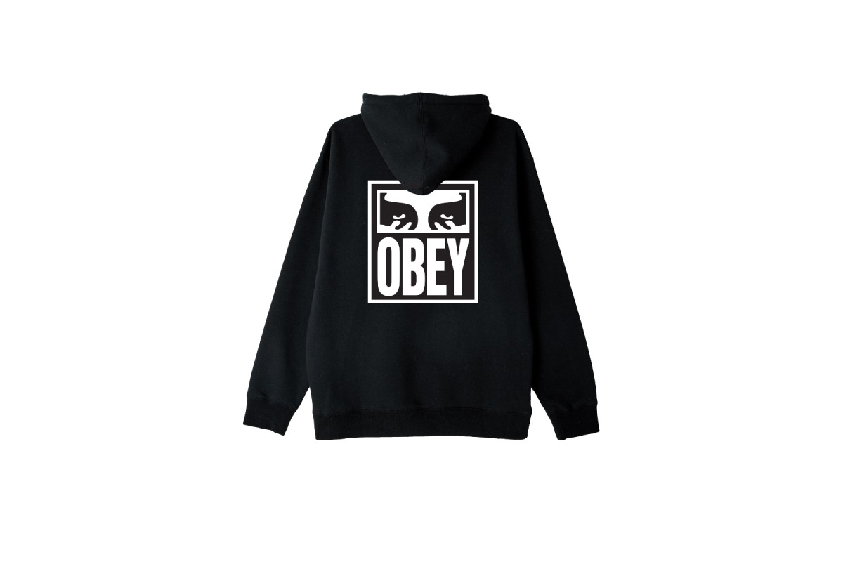 Obey box logo on sale hoodie