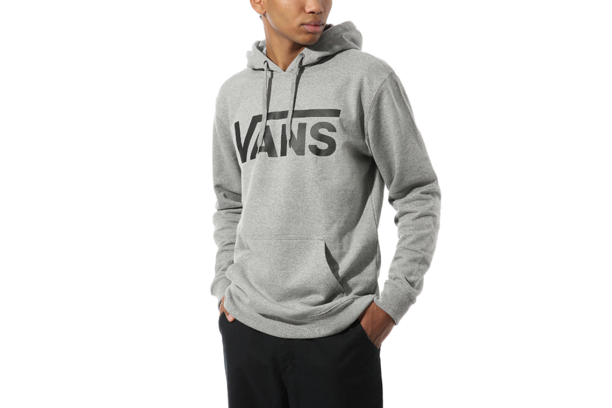 Actief Intrekking Prestigieus The Vans Classic Pullover Hoodie II is a 60% cotton, 40% polyester fleece  pullover hooded sweatshirt with a front pouch pocket and classic logo  graphics at the chest - Penloe