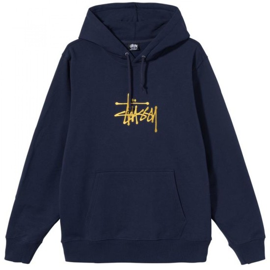 stussy stock applique crew sweatshirt