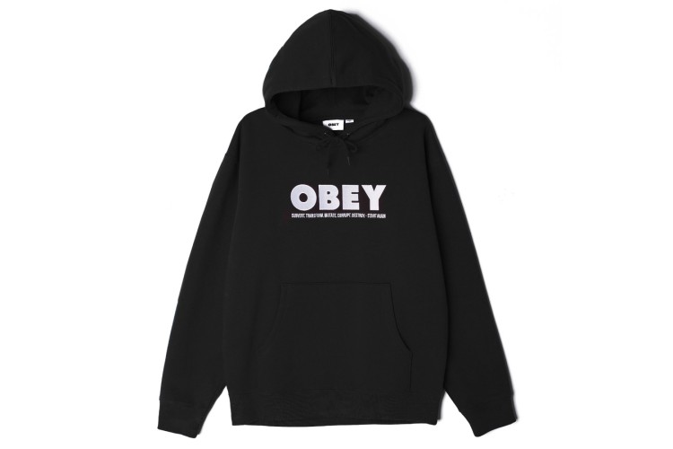 OBEY Hubbs Hoodie Black